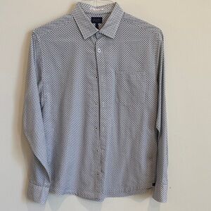 Good Man Brand Navy and White Patterned Shirt